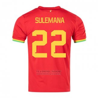 Camiseta Ghana Jugador Sulemana 2ª 2022