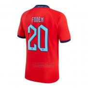 Camiseta Inglaterra Jugador Foden 2ª 2022