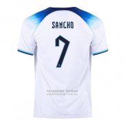 Camiseta Inglaterra Jugador Sancho 1ª 2022