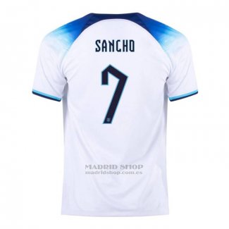 Camiseta Inglaterra Jugador Sancho 1ª 2022