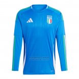 Camiseta Italia 1ª Manga Larga 2024-2025