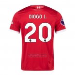 Camiseta Liverpool Jugador Diogo J. 1ª 2023-2024