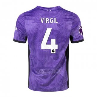 Camiseta Liverpool Jugador Virgil 3ª 2023-2024