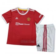 Camiseta Manchester United 1ª Nino 2021-2022