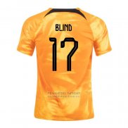 Camiseta Paises Bajos Jugador Blind 1ª 2022