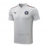 Camiseta Polo del Manchester City 2021-2022 Gris