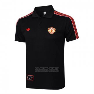 Camiseta Polo del Manchester United 2025-2026 Negro