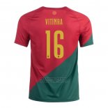 Camiseta Portugal Jugador Vitinha 1ª 2022