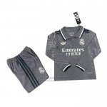 Camiseta Real Madrid 3ª Manga Larga Nino 2024-2025