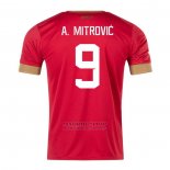 Camiseta Serbia Jugador A.Mitrovic 1ª 2022