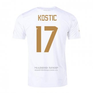 Camiseta Serbia Jugador Kostic 2ª 2022