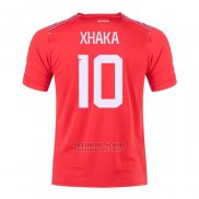 Camiseta Suiza Jugador Xhaka 1ª 2022