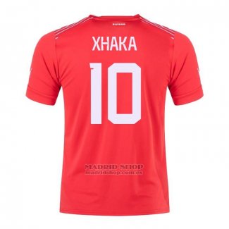 Camiseta Suiza Jugador Xhaka 1ª 2022
