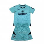 Camiseta Wolves Portero 1ª Nino 2024-2025
