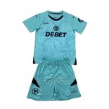 Camiseta Wolves Portero 1ª Nino 2024-2025