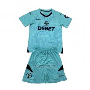Camiseta Wolves Portero 1ª Nino 2024-2025