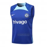 Camiseta de Entrenamiento Chelsea Sin Mangas 2022-2023 Azul Oscuro