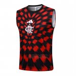 Camiseta de Entrenamiento Flamengo Sin Mangas 2025-2026 Rojo Negro