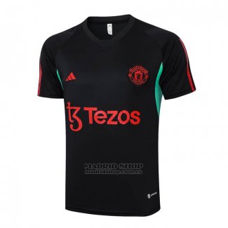 Camiseta de Entrenamiento Manchester United 2023-2024 Negro