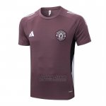 Camiseta de Entrenamiento Manchester United 2025-2026 Marron