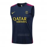 Camiseta de Entrenamiento Paris Saint-Germain Sin Mangas 2023-2024 Azul