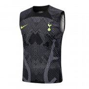 Camiseta de Entrenamiento Tottenham Hotspur Sin Mangas 2022-2023 Negro