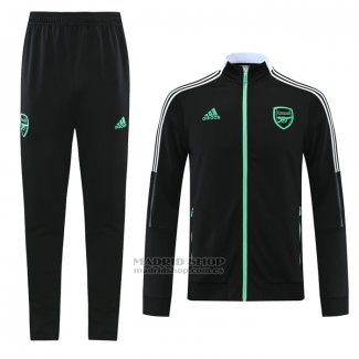 Chandal de Chaqueta del Arsenal 2021-2022 Negro