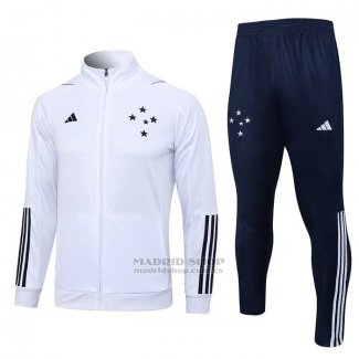 Chandal de Chaqueta del Cruzeiro 2023-2024 Blanco