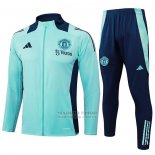 Chandal de Chaqueta del Manchester United 2024-2025 Verde