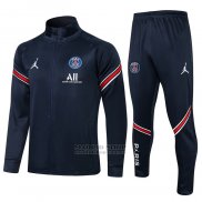 Chandal de Chaqueta del Paris Saint-Germain 2021-22 Azul