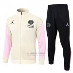 Chandal de Chaqueta del Paris Saint-Germain Jordan Nino 2024-2025 Amarillo