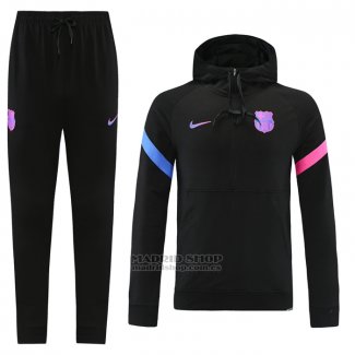 Chandal de Sudadera del Barcelona 2021-2022 Negro