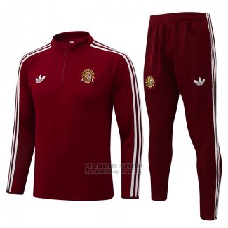 Chandal de Sudadera del Espana Nino 2026-2027 Rojo