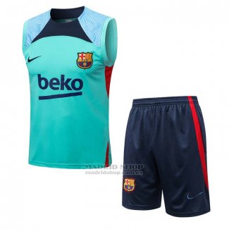 Chandal del Barcelona Sin Mangas 2022-2023 Verde