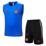 Chandal del Manchester United Sin Mangas 2025-2026 Azul