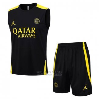 Chandal del Paris Saint-Germain Jordan Sin Mangas 2023-2024 Negro