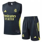 Chandal del Real Madrid Sin Mangas 2025-2026 Gris
