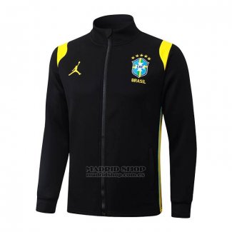 Chaqueta del Brasil 2026-2027 Negro Amarillo