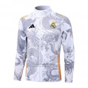 Chaqueta del Real Madrid Dragon 2024-2025 Blanco