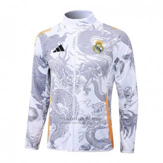 Chaqueta del Real Madrid Dragon 2024-2025 Blanco