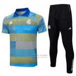 Conjunto Polo del Real Madrid 2025-2026 Azul Verde