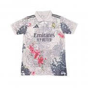 Tailandia Camiseta Real Madrid Dragon 2025-2026 Blanco Rojo