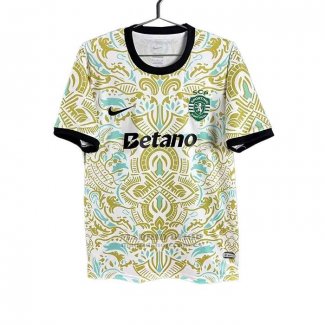 Tailandia Camiseta Sporting Special 2025-2026 Amarillo Azul