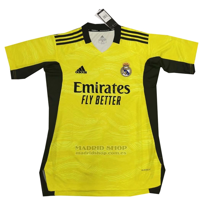 Tailandia Camiseta Real Madrid 2021-2022 Amarillo