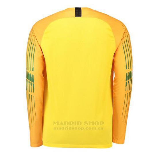 Camiseta Inglaterra Portero Manga Larga 2018 Amarillo - madridshop