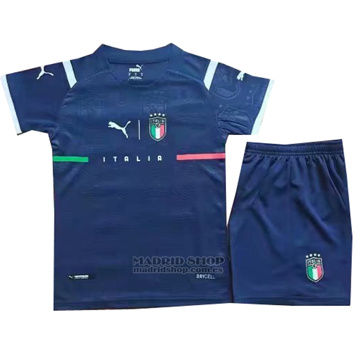 Camiseta Italia Portero Nino Azul - madridshop