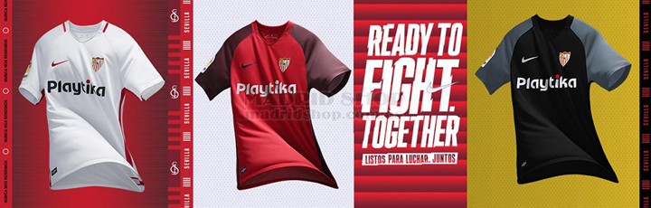 camisetas de futbol Sevilla baratas